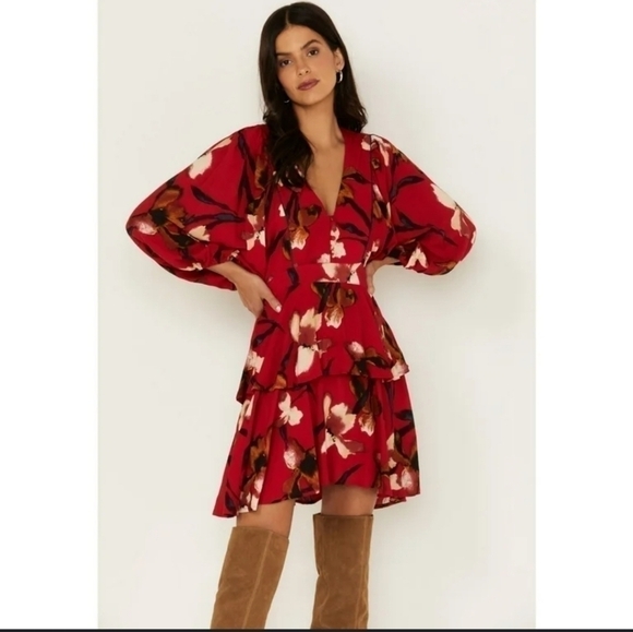 Band of Gypsies Dresses & Skirts - Band Of The Free Size Small Red Dress NWT